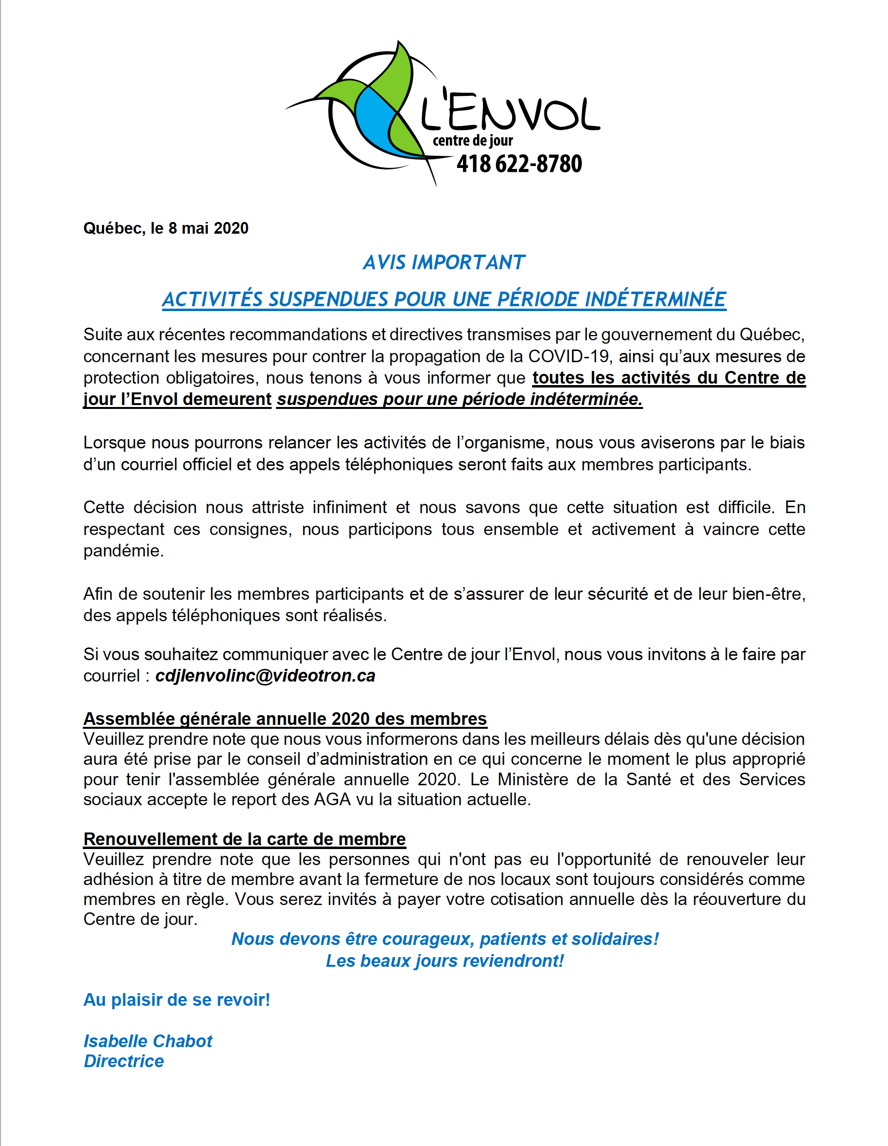 activités centre de jour l'envol Centre de jour l'Envol